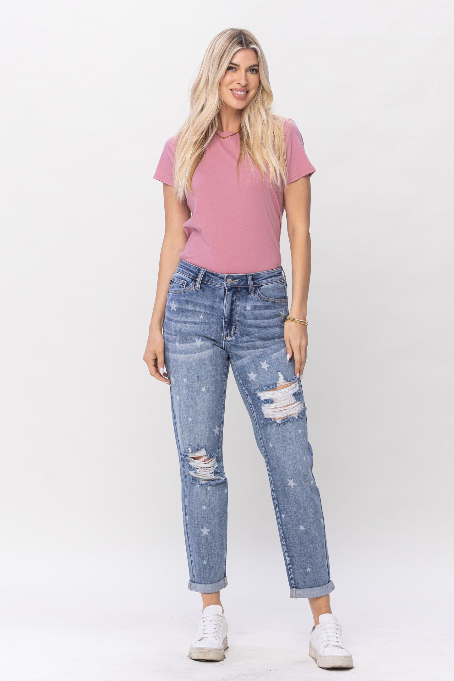 Star Crossed Destroy Boyfriend Style Jean