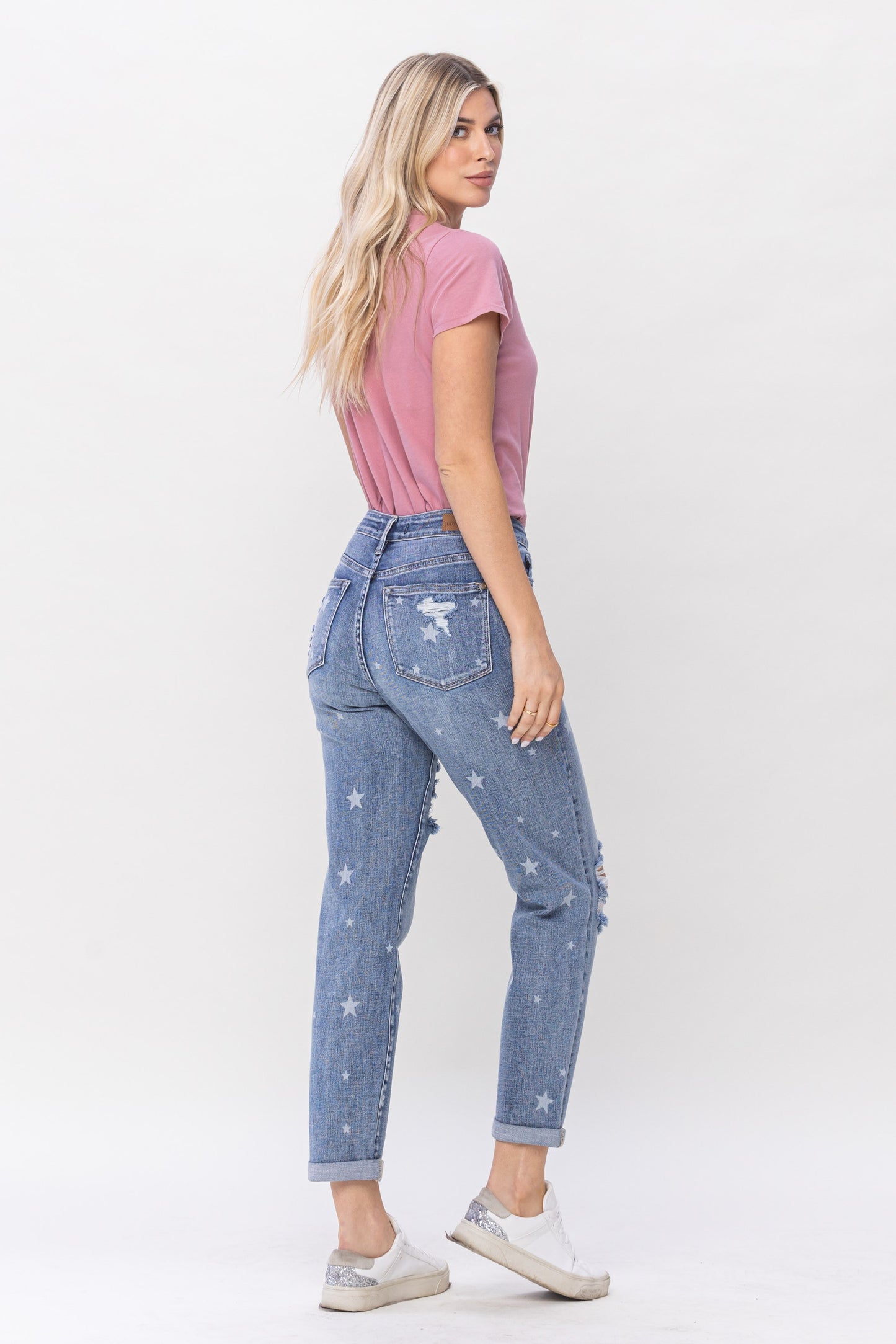 Star Crossed Destroy Boyfriend Style Jean