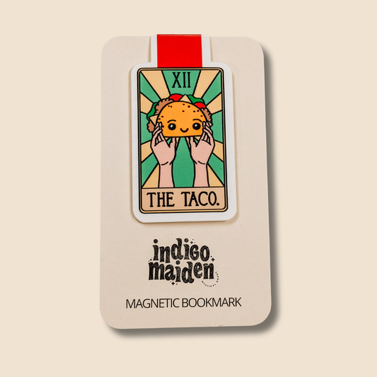 The Taco Tarot Card Magnetic Bookmark