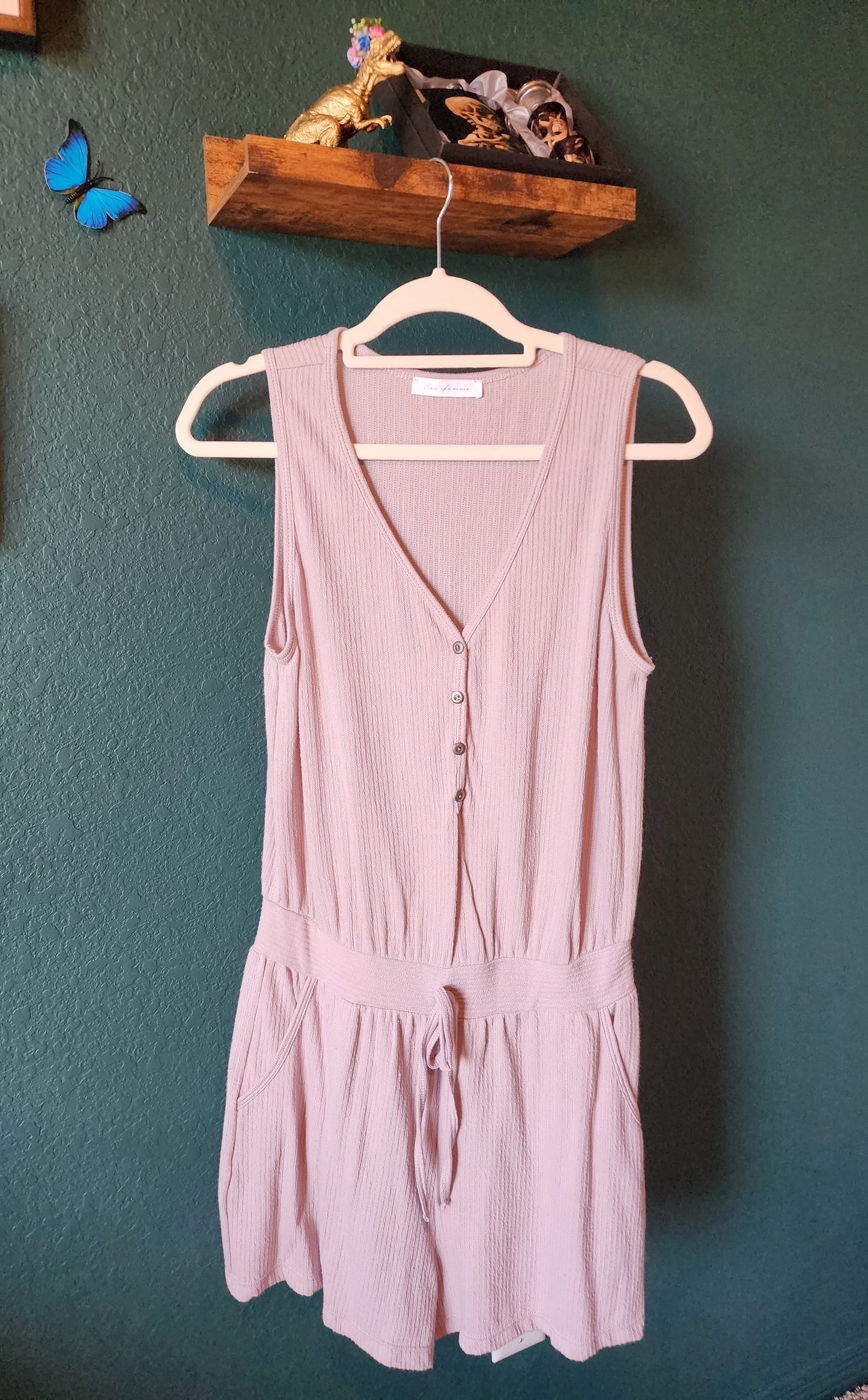 Lavender Sleeveless Romper