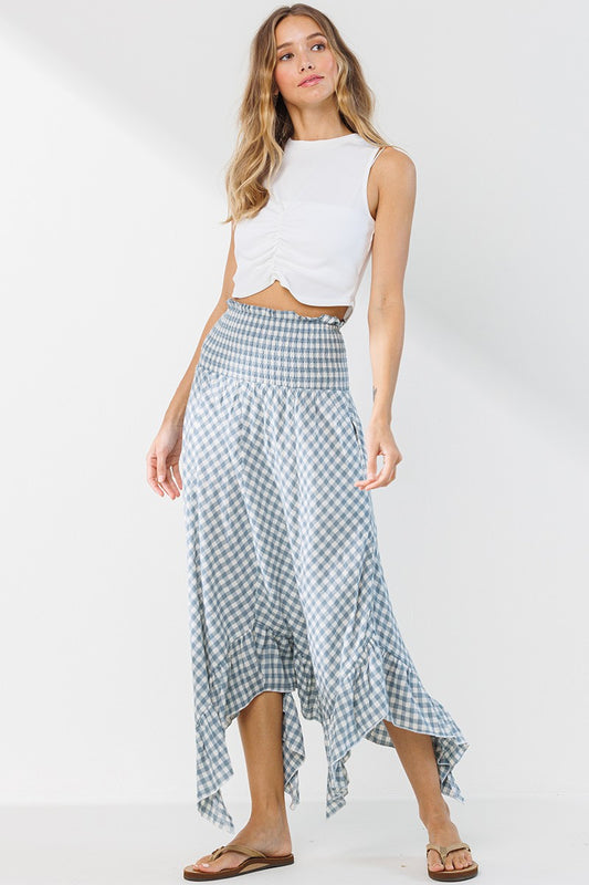 Plaid Convertible Skirt Dress