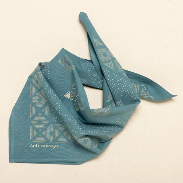 Jenni Earle - 'take courage' bandana